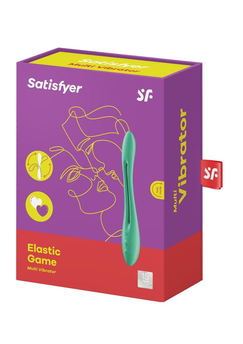 Satisfyer Elastic Game Rechargeable Vibrator - Light Green