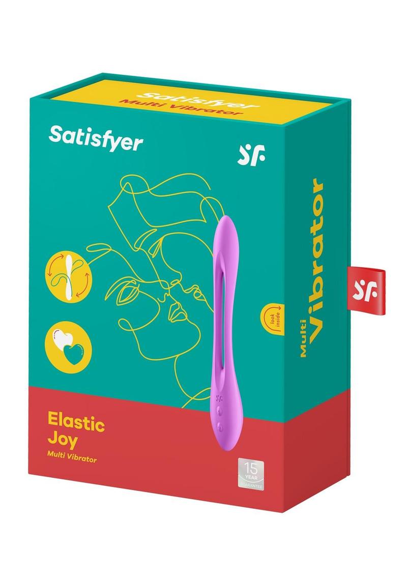 Satisfyer Elastic Joy Rechargeable Vibrator - Violet