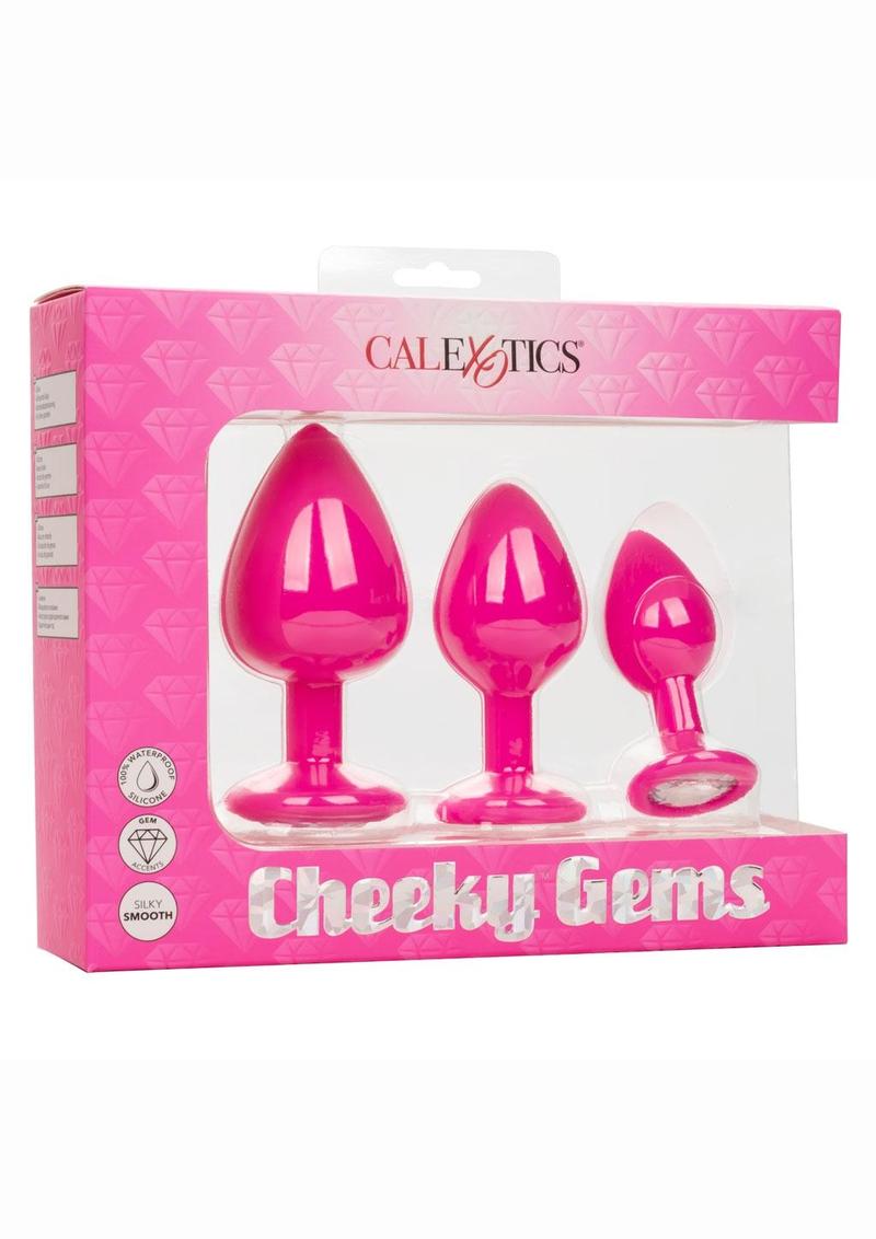Cheeky Gems Silicone Anal Training Kit - Pink