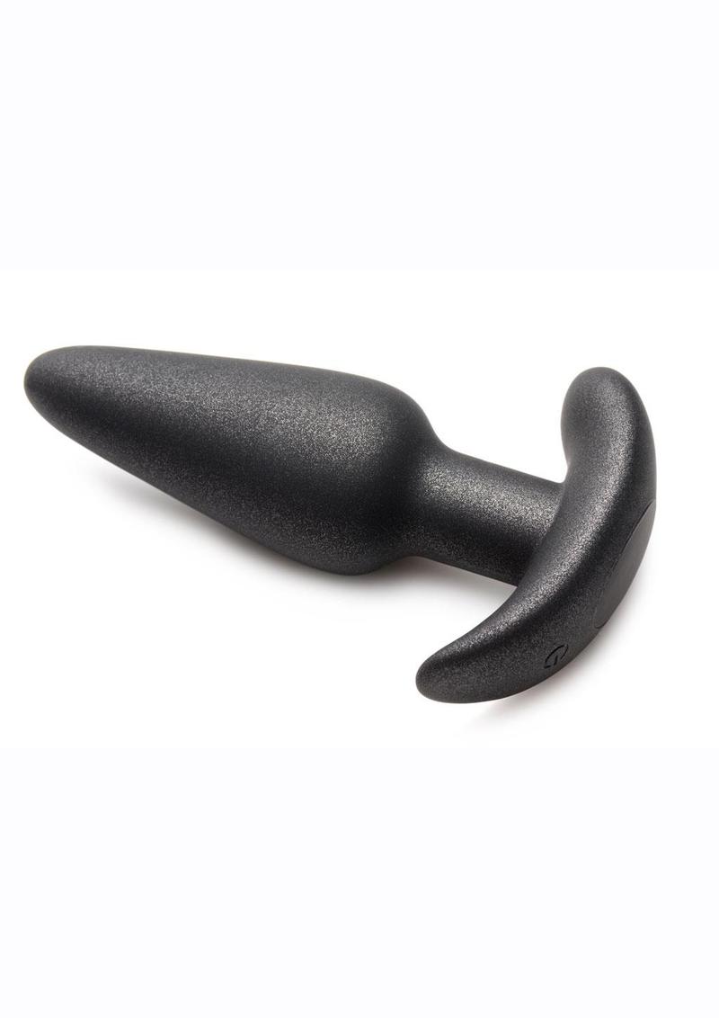 Bang 25x Rechargeable Silicone Butt Plug with Remote Control - Black