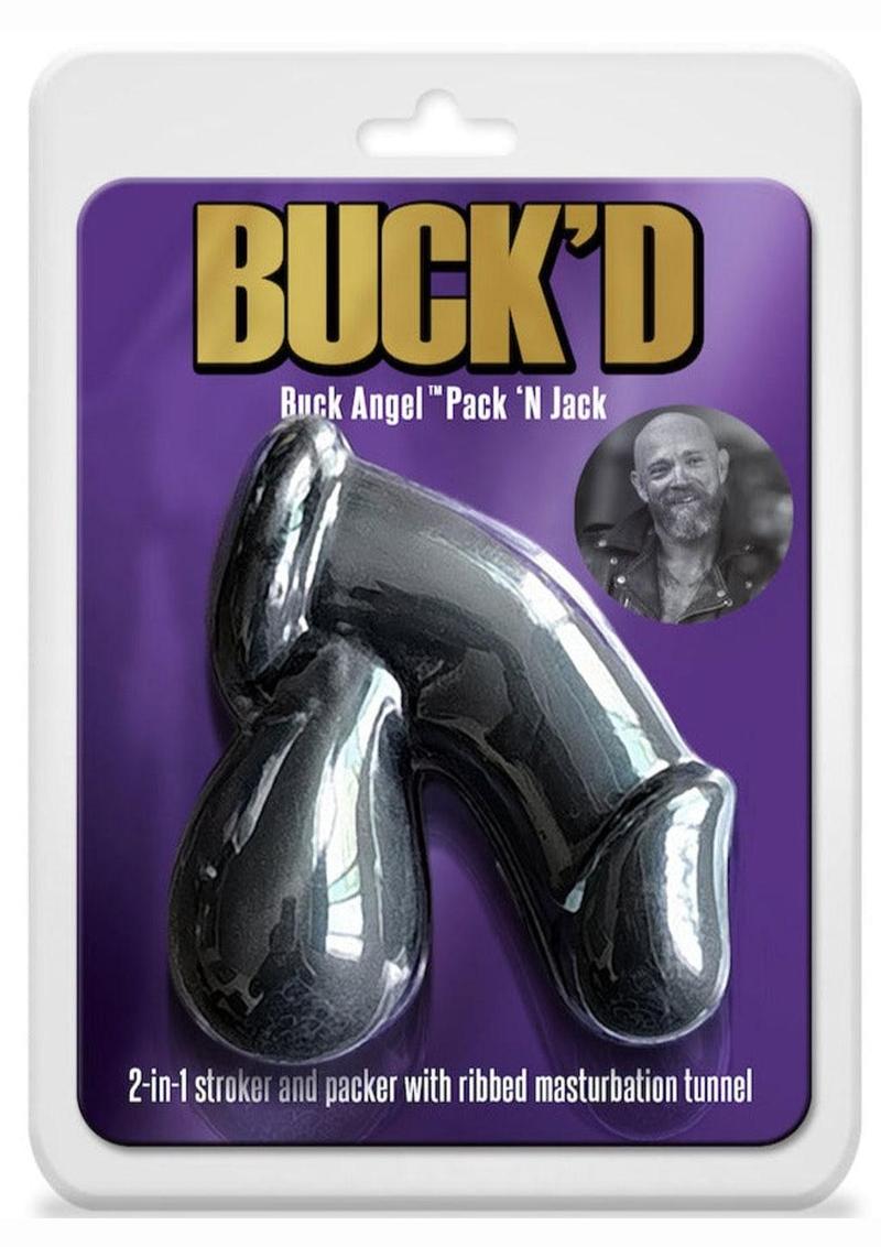 Buck`d Pack `n Jack 2-in-1 Packer/Stroker - Black