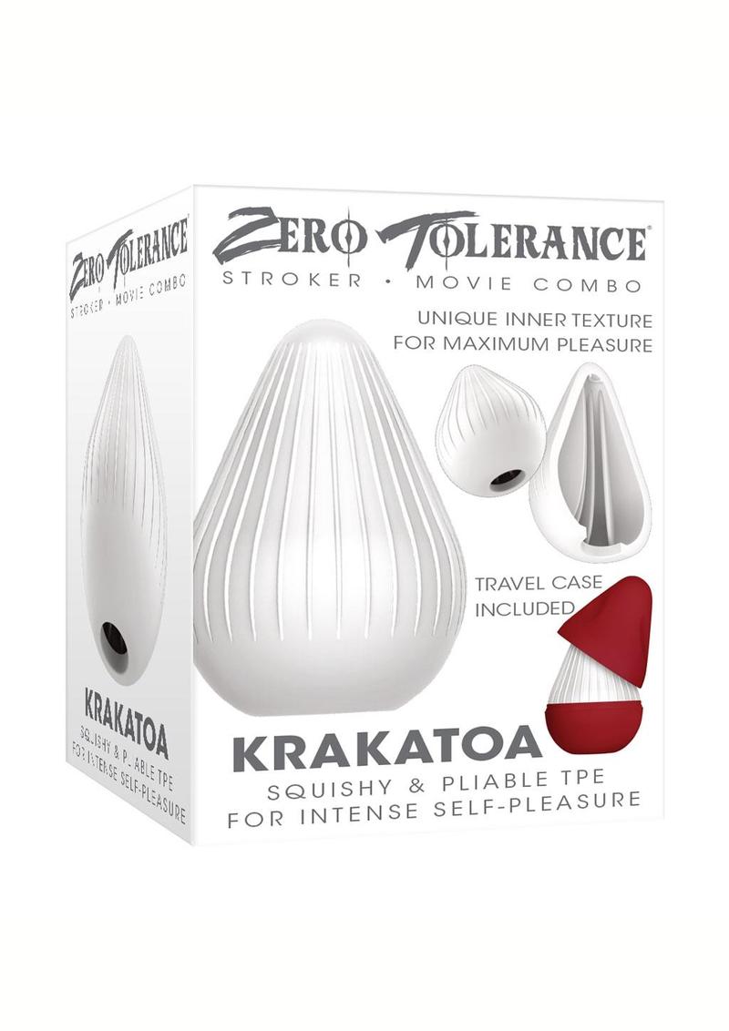 Zero Tolerance Krakatoa Stroker - White/Red
