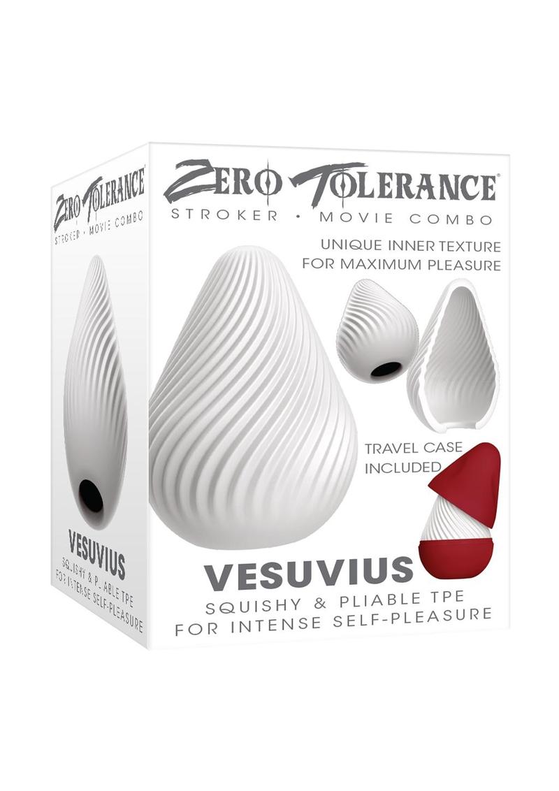 Zero Tolerance Vesuvius Volcano Stroker - White/Red