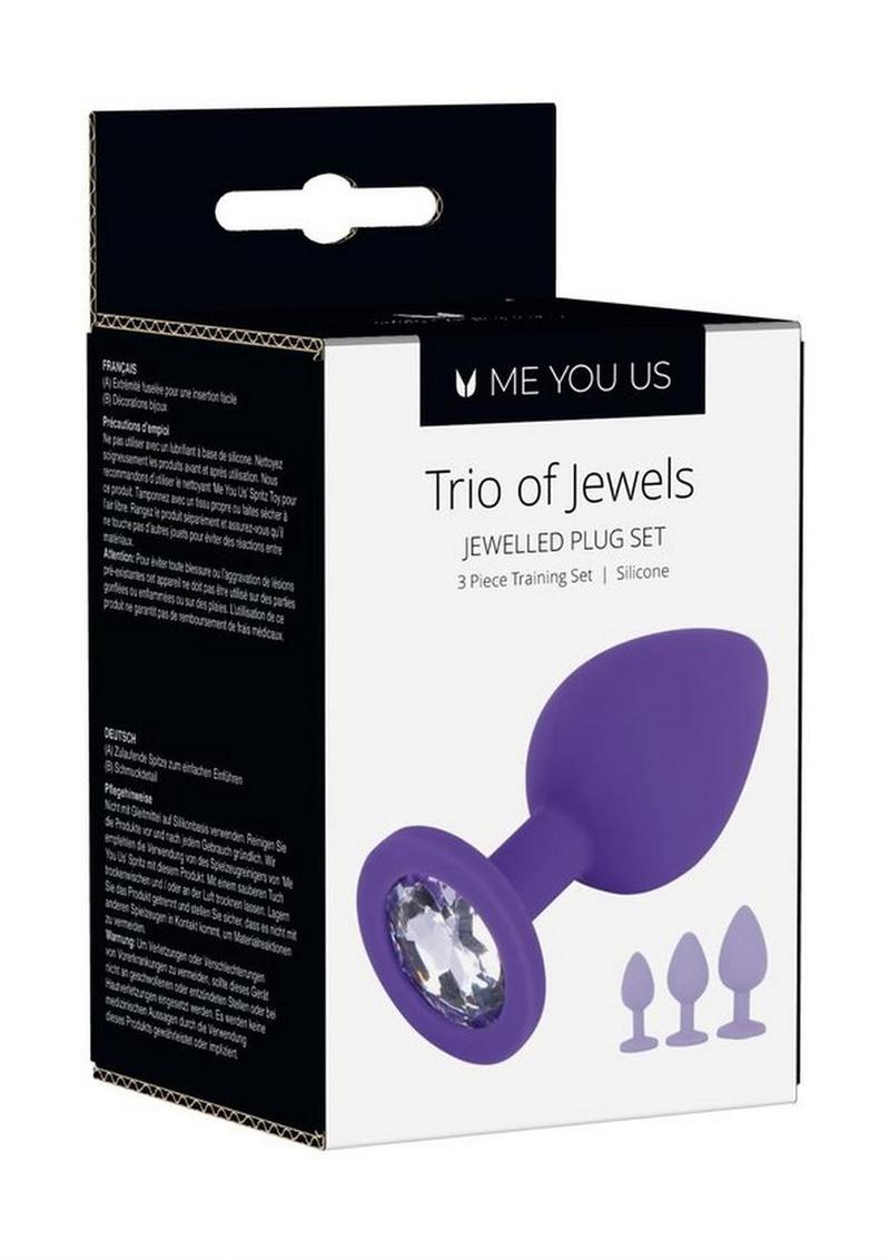 ME YOU US Trio Of Jewels - Purple