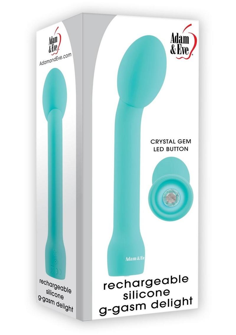 Adam andamp; Eve Rechargeable Silicone G-Gasm Delight - Teal