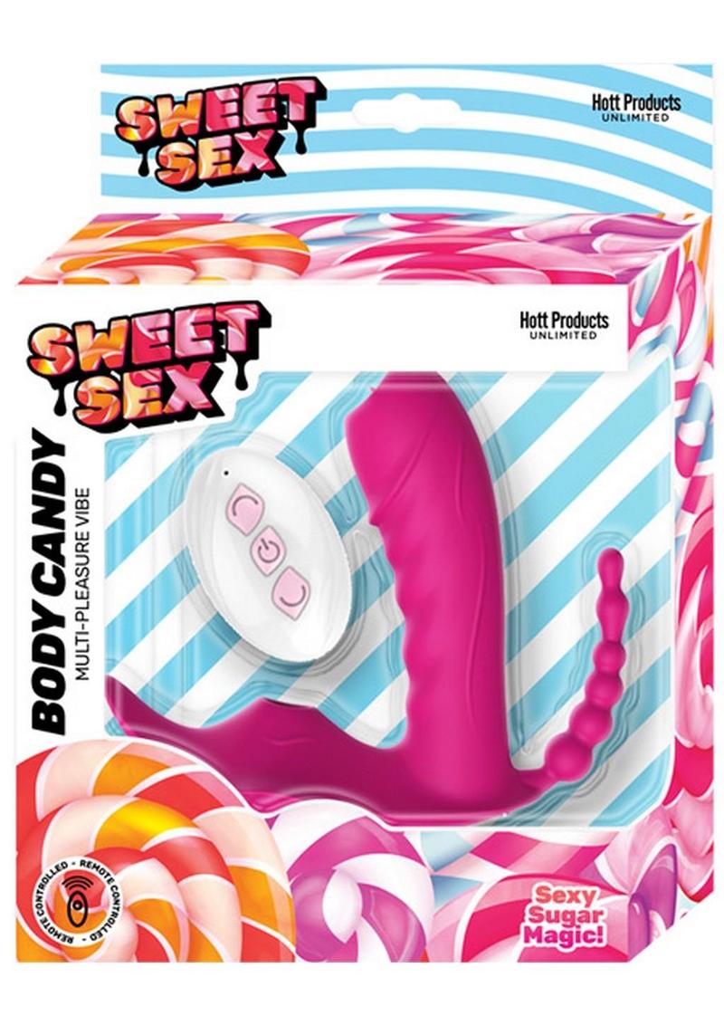Sweet Sex Body Candy Silicone Rechargeable Stimulator - Magenta