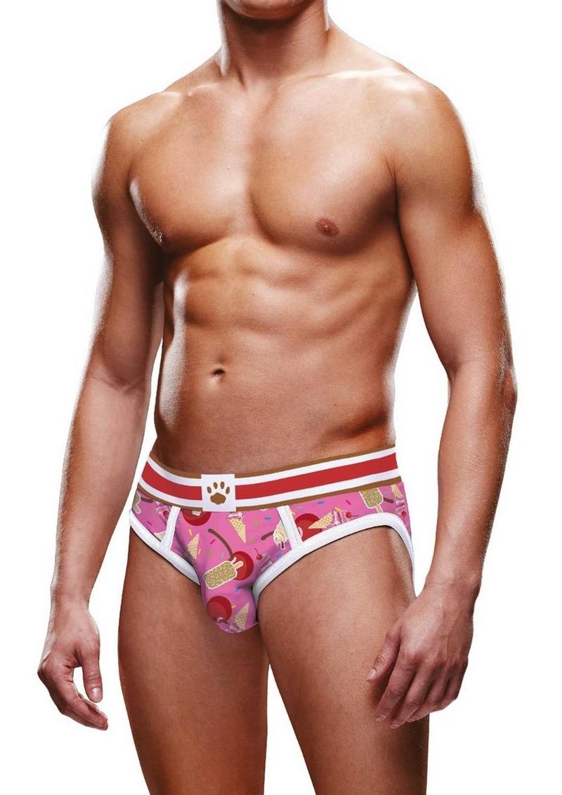 Prowler Ice Cream Open Brief - Large - Pink