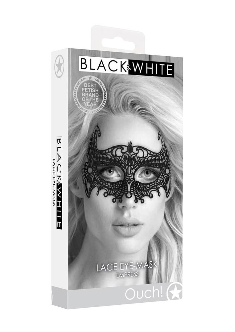 Ouch! Lace Eye-Mask Empress - Black