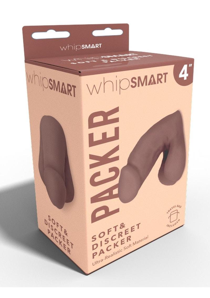 WhipSmart Soft andamp; Discreet Packer 4in - Caramel