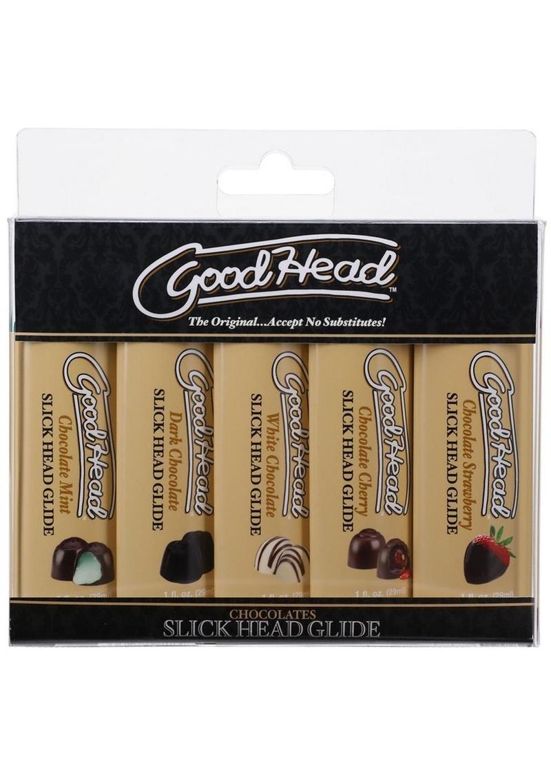 GoodHead Slick Head Glide Chocolates (5 Pack) 1oz