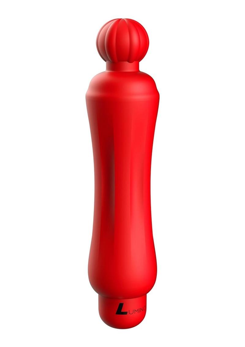Luminous Demi Bullet with Silicone Sleeve - Red