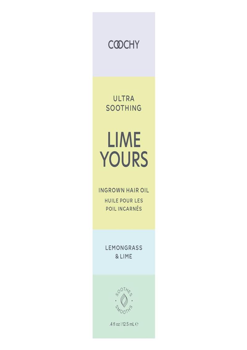 Coochy Ultra Soothing Lime Yours Ingrown Hair Oil Lemongrass Lime .5oz.