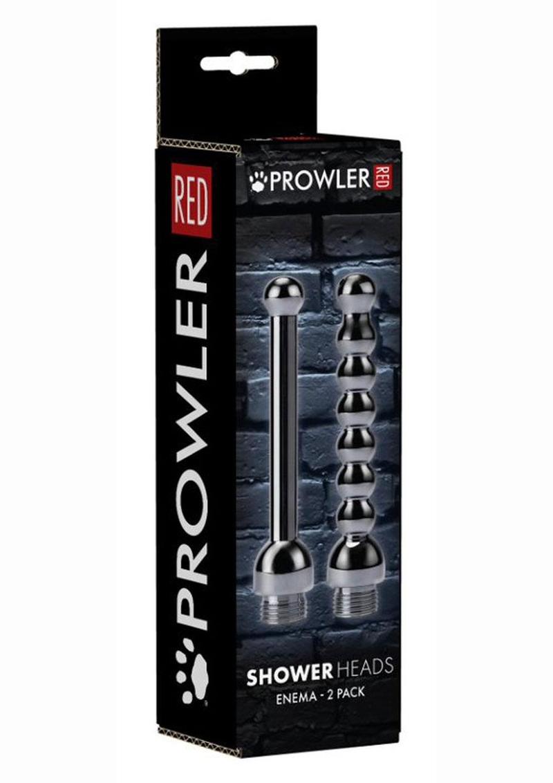 Prowler RED Shower Heads (2 Pack) Stainless Steel