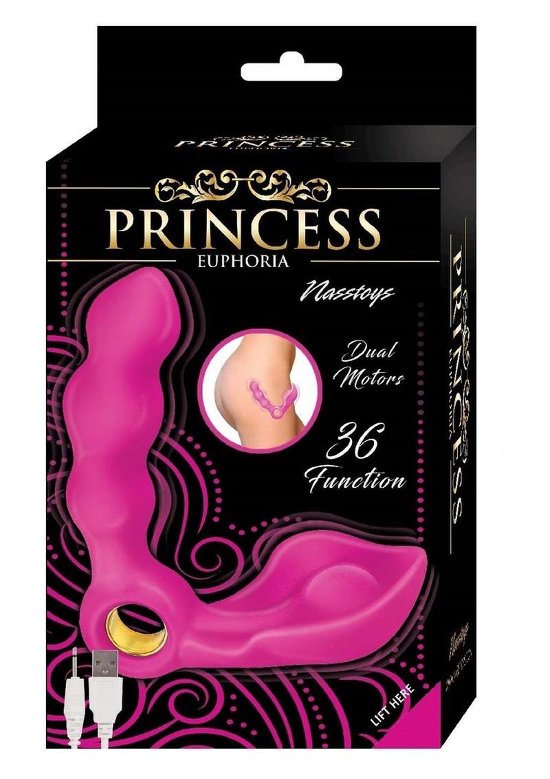 Princess Euphoria Silicone Rechargeable Vibrator - Pink
