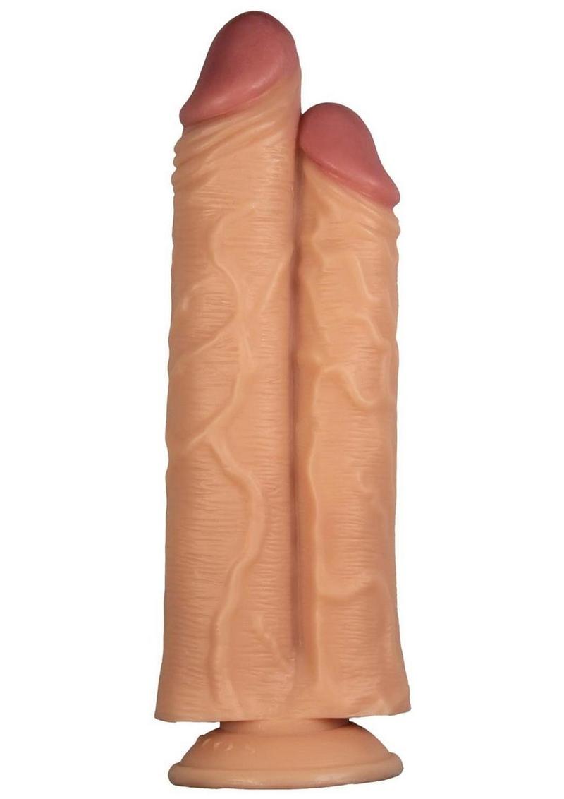 Hero My Twofer Double Dildo with Suction Cup - Vanilla