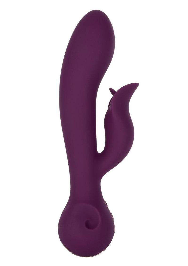 Obsession Fantasy Rechargeable Silicone Rabbit Vibrator - Purple