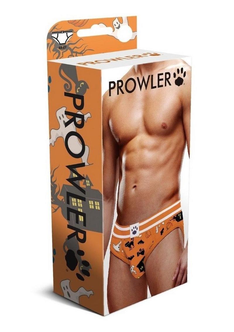 Prowler Halloween Brief - Small - Orange/Black