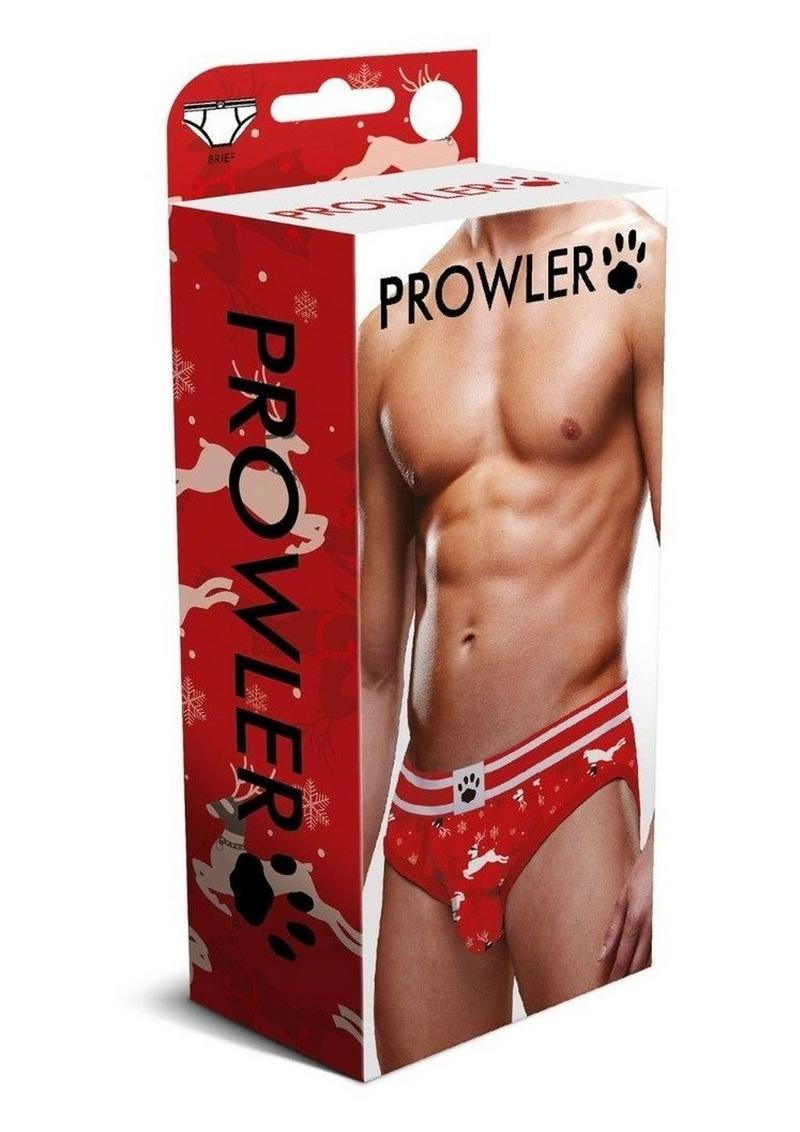 Prowler Reindeer Brief - XXLarge - Red/Black
