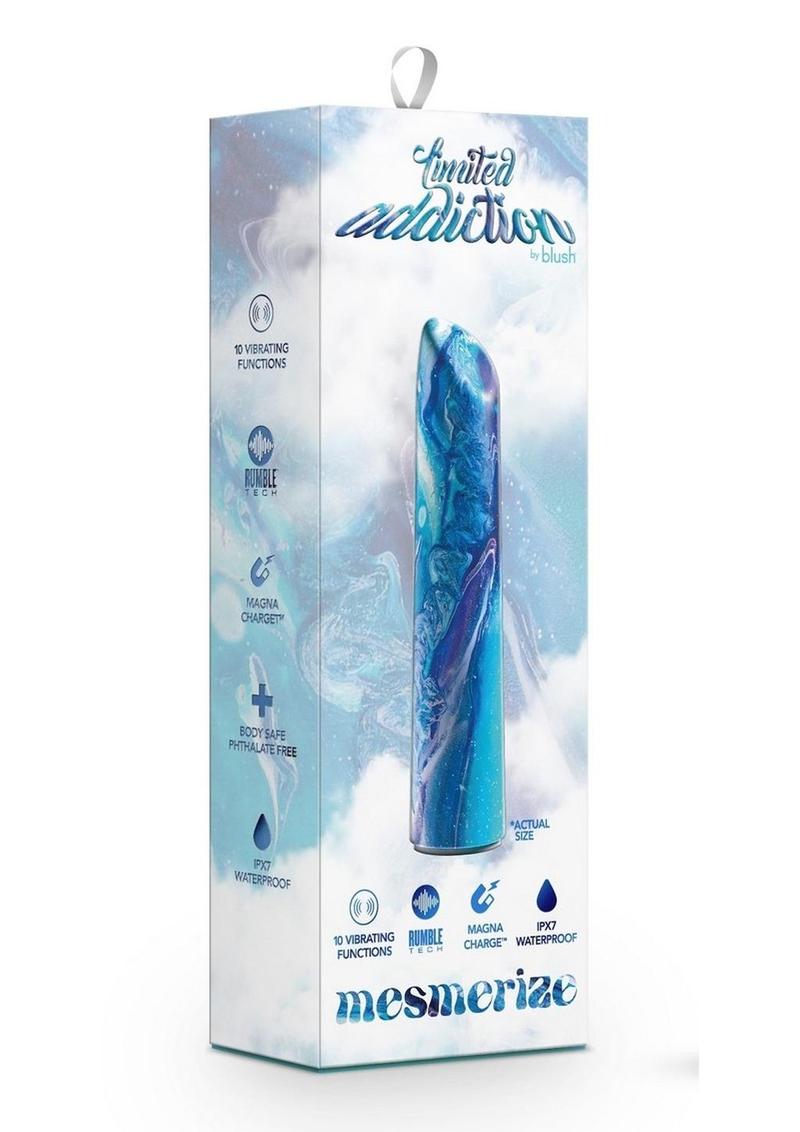 Limited Addiction Mesmerize Rechargeable Power Vibe - Azure
