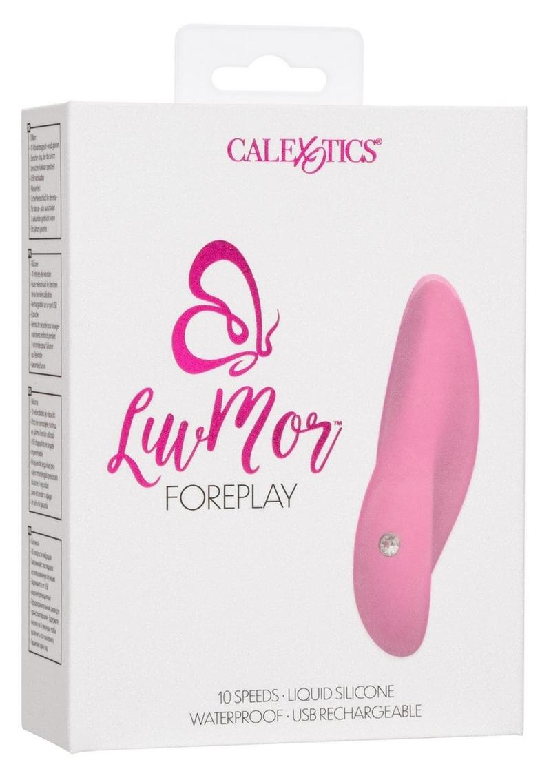 LuvMor Foreplay Rechargeable Silicone Vibrator - Pink