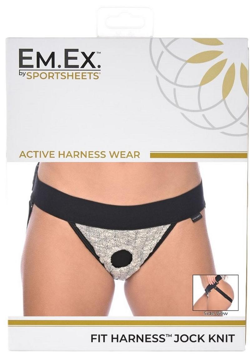 EM EX Fit Harness Jock - XL-3XL - Gray