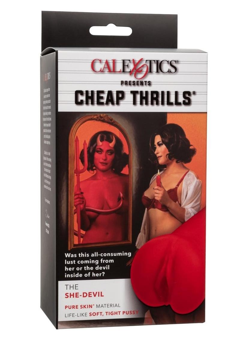 Cheap Thrills The She-Devil Stroker - Pussy - Red