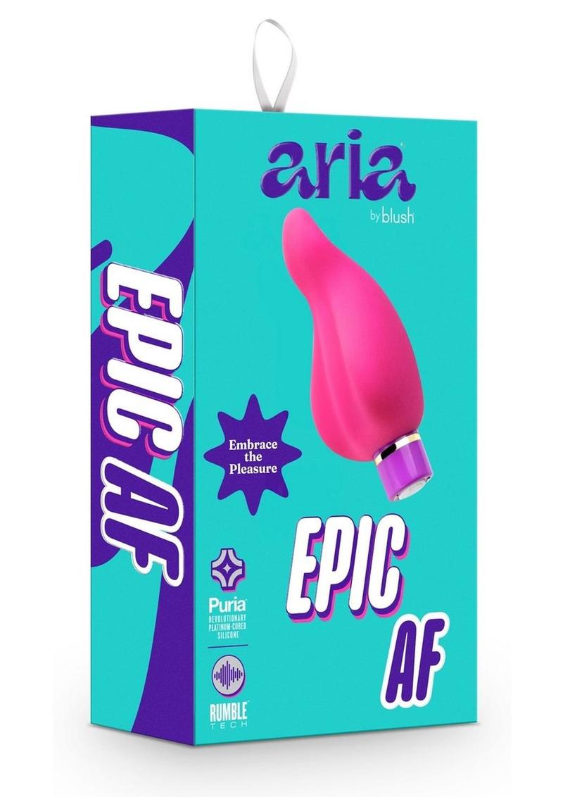 Aria Epic AF Rechargeable Silicone Vibrator - Fuchsia