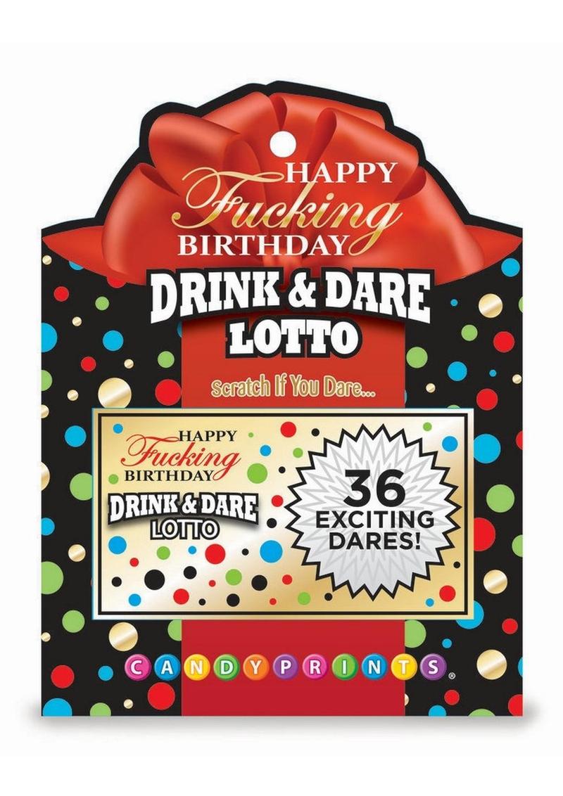 Happy F`n Birthday Lotto Dare Game