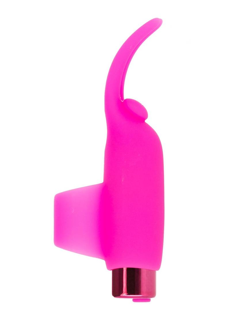 PowerBullet Silicone Teasing Tongue With Mini Rechargeable Bullet 2.5in - Pink