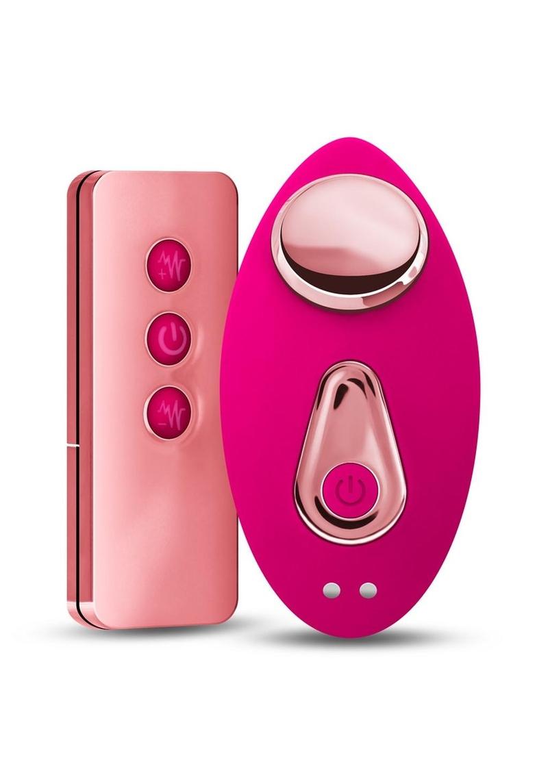 Sugar Pop Chantilly Rechargeable Silicone Remote Controlled Panty Vibe - Pink