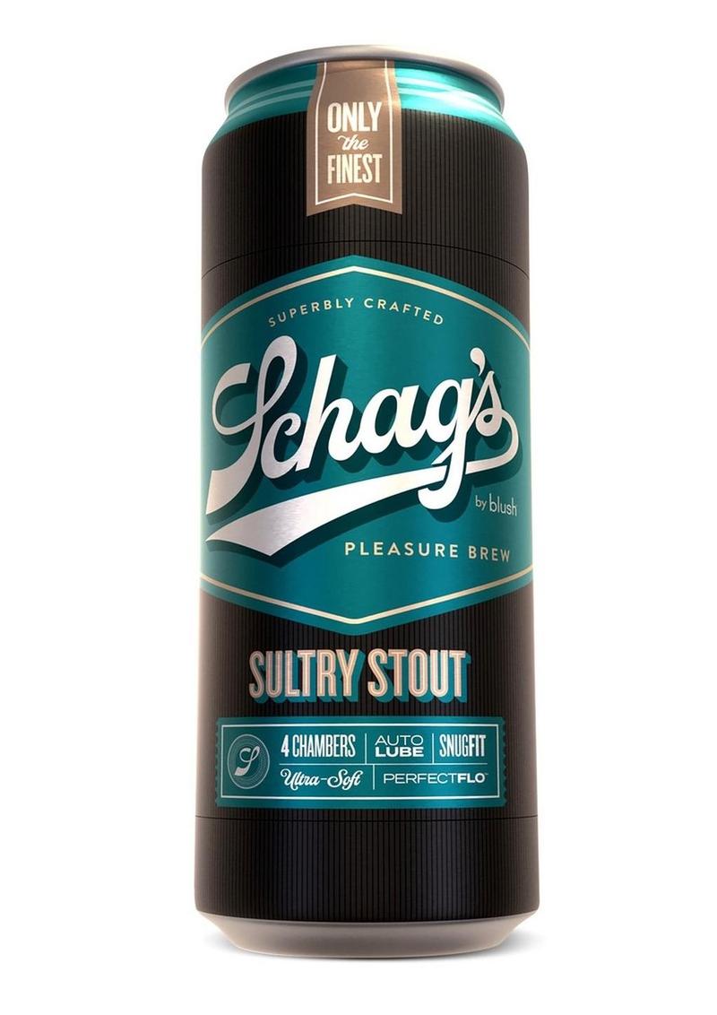 Schag`s Sultry Stout Beer Can Stroker - Frosted