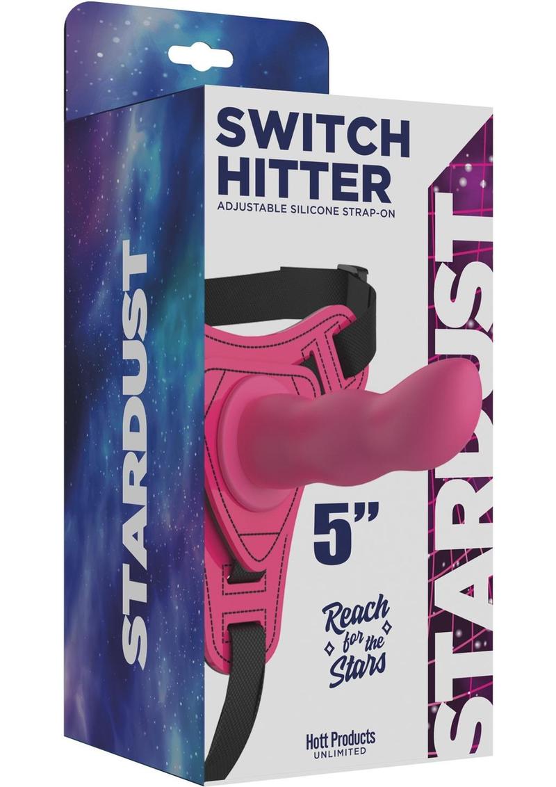 Stardust Switch Hitter Adjustable Silicone Strap-On - Pink