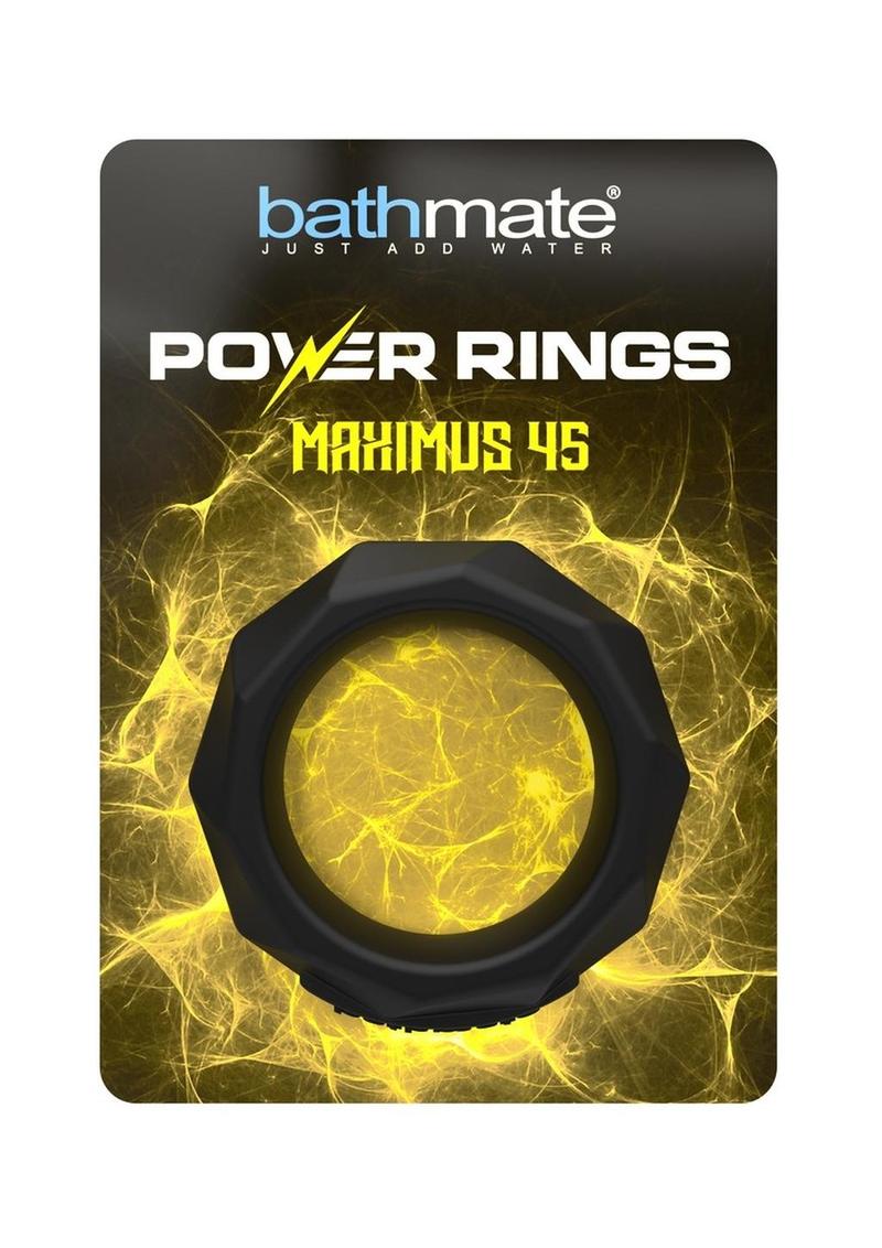 Bathmate Power Ring Maximus 45 Silicone Cockring - Black