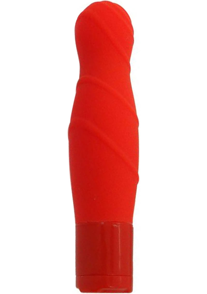 Pure Carress Multi Speed Silicone Vibe Waterproof 4.25in - Coral