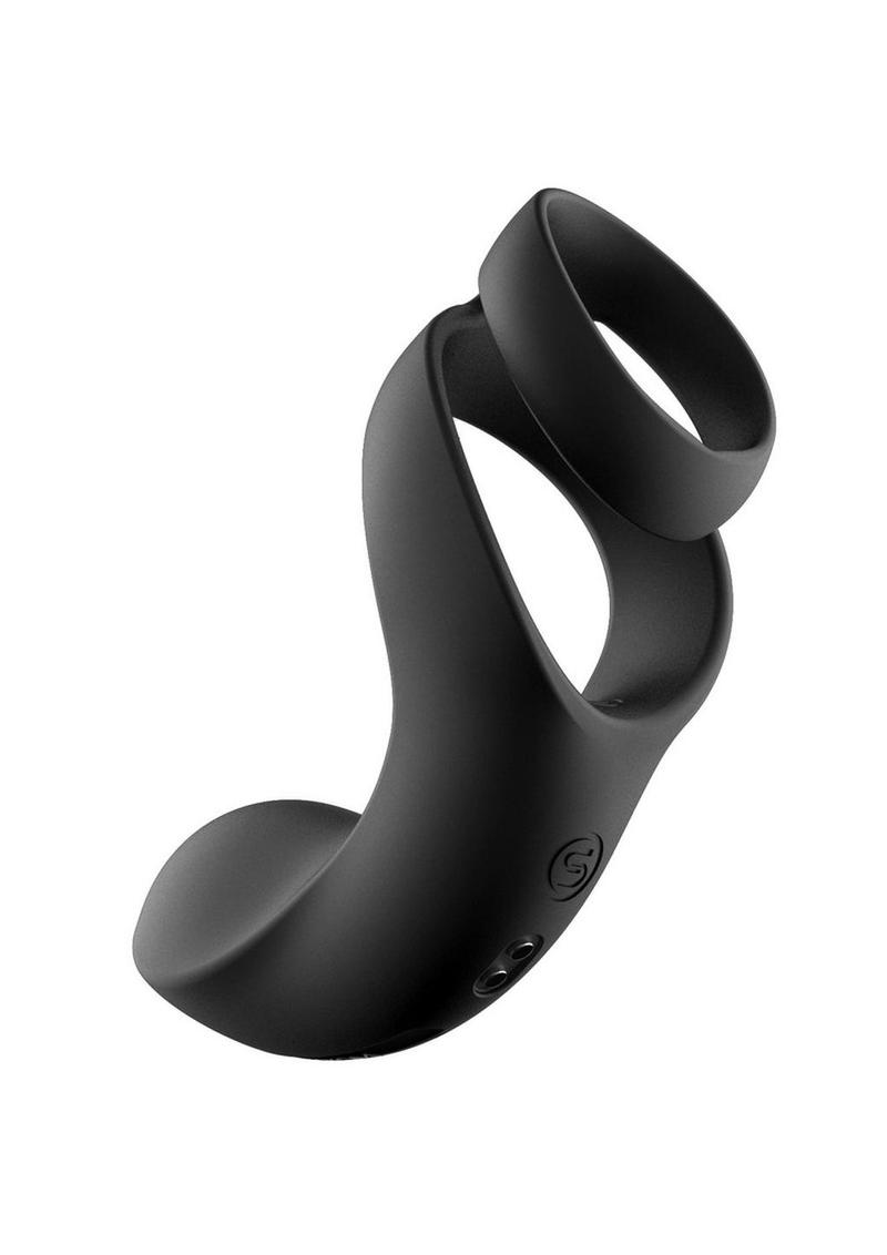 Svakom Benedict Silicone Rechargeable Cock Ring - Black