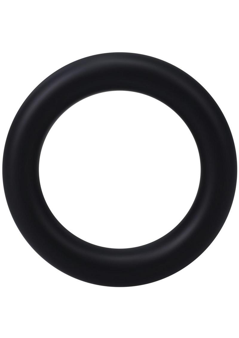 Rock Solid The Silicone Gasket Cock Ring - Medium - Black
