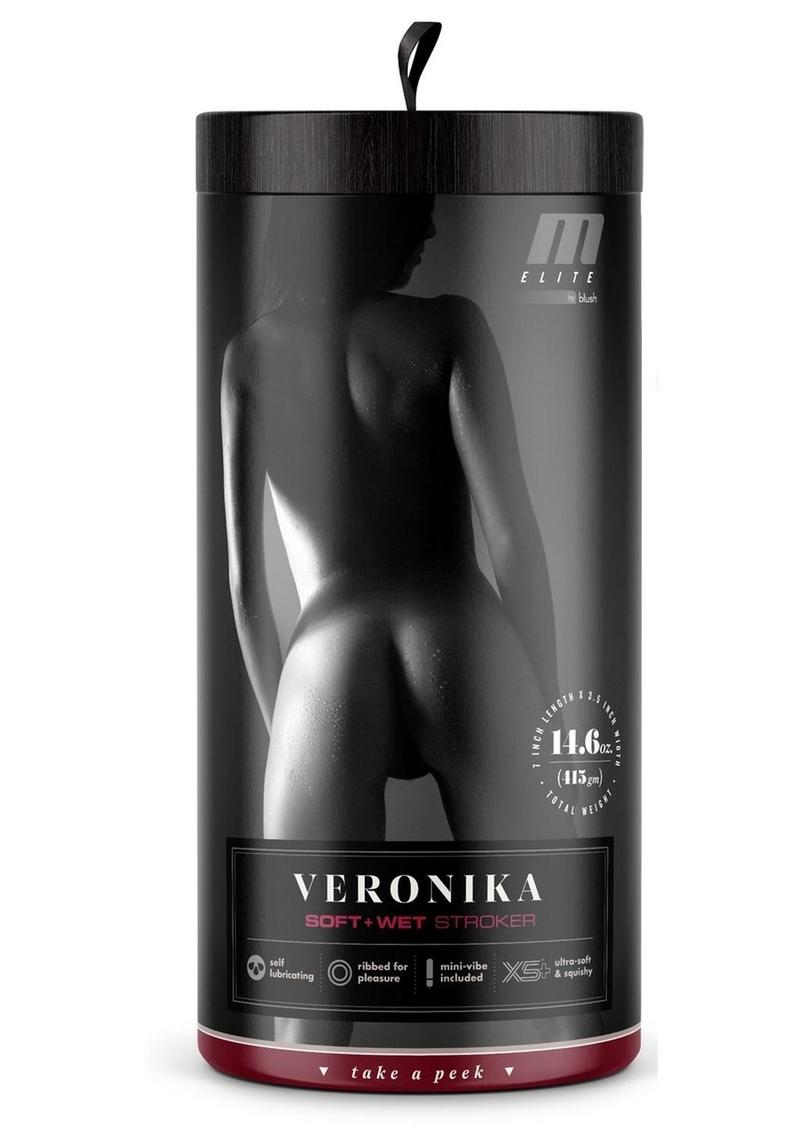 M Elite Soft and Wet Veronika Realstic Vagina Masturbator - Vanilla