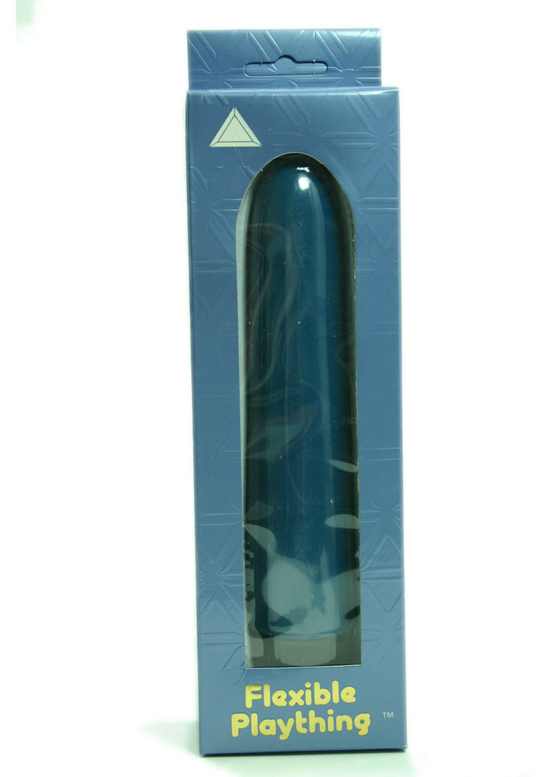 Flexible Plaything Vibrator 7in - Blue