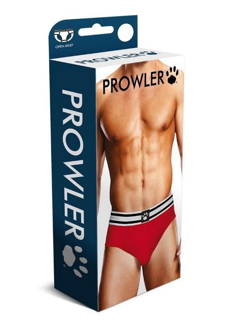 Prowler Red/White Open Brief - XLarge