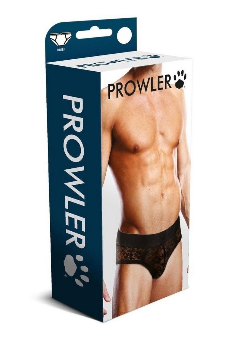 Prowler Lace Brief - XLarge - Black