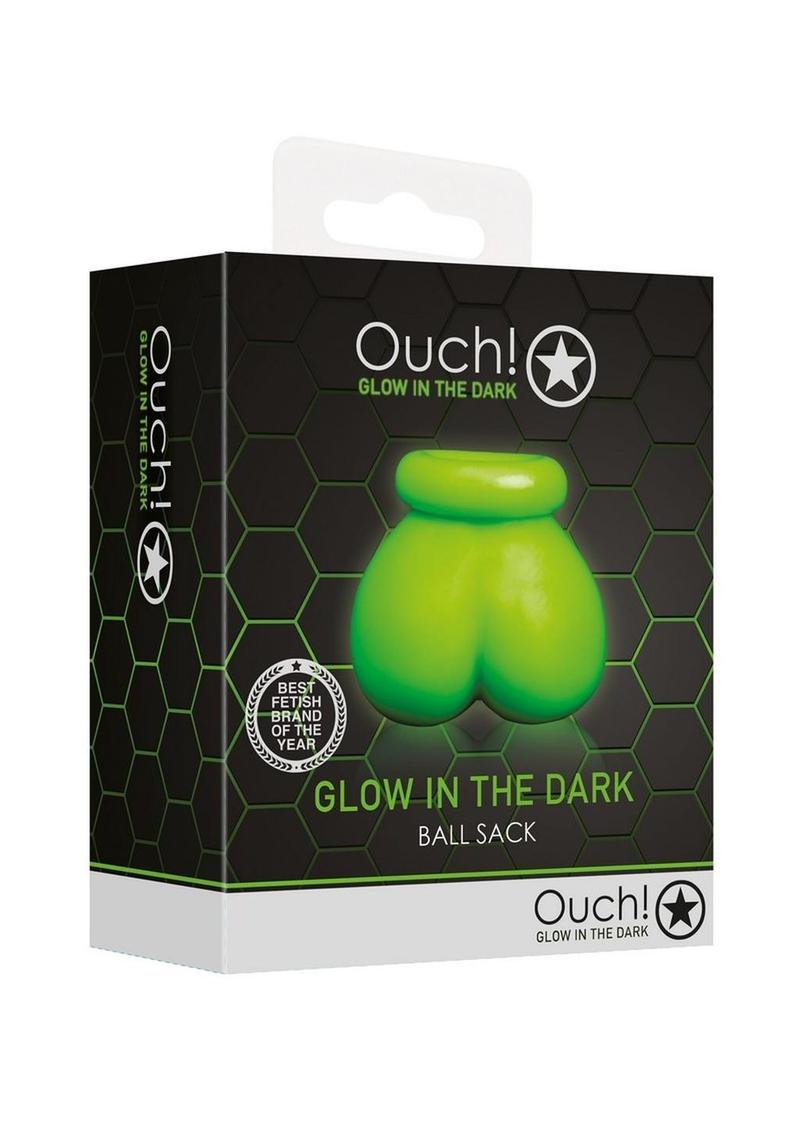 Ouch! Ball Sack Glow in the Dark - Green