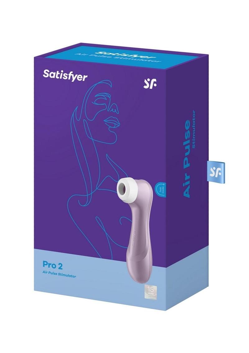 Satisfyer Pro 2 Rechargeable Silicone Clitoral Stimulator 6.5in - Purple