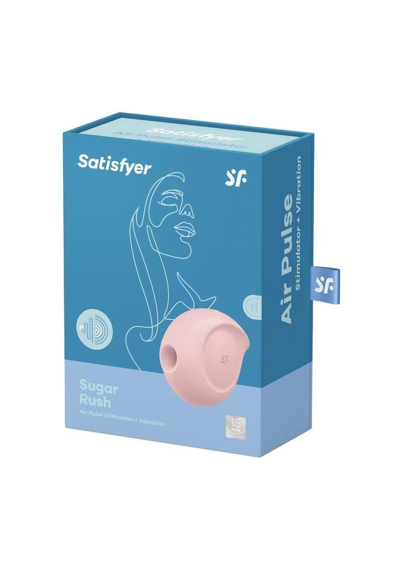 Satisfyer Sugar Rush Rechargeable Silicone Clitoral Stimulator - Rose