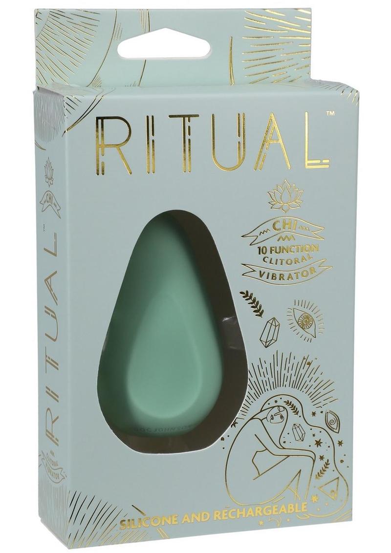 Ritual Chi Rechargeable Silicone Clitoral Vibe - Green