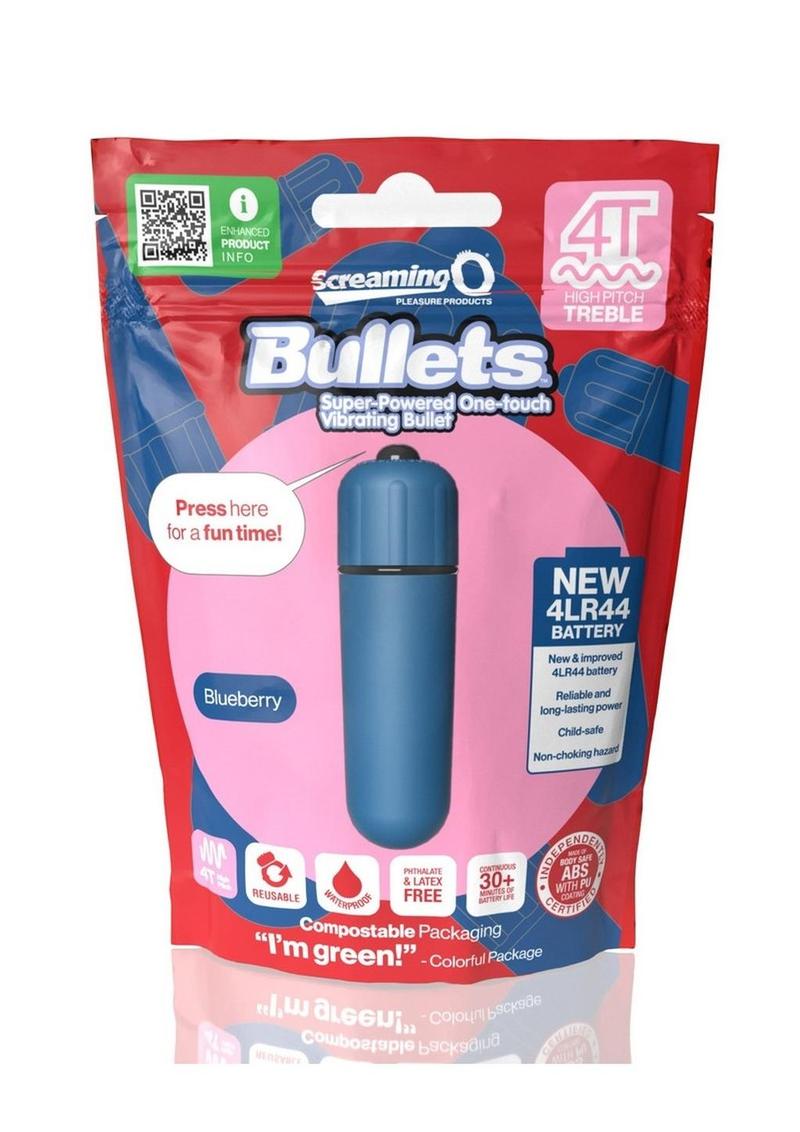 Screaming O 4T Bullet Vibrator - Blueberry