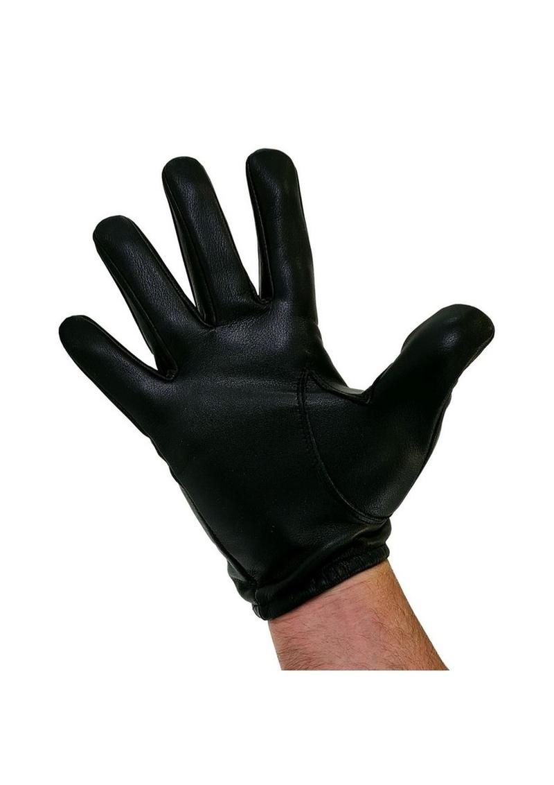 Prowler Red Leather Gloves - XXLarge - Black