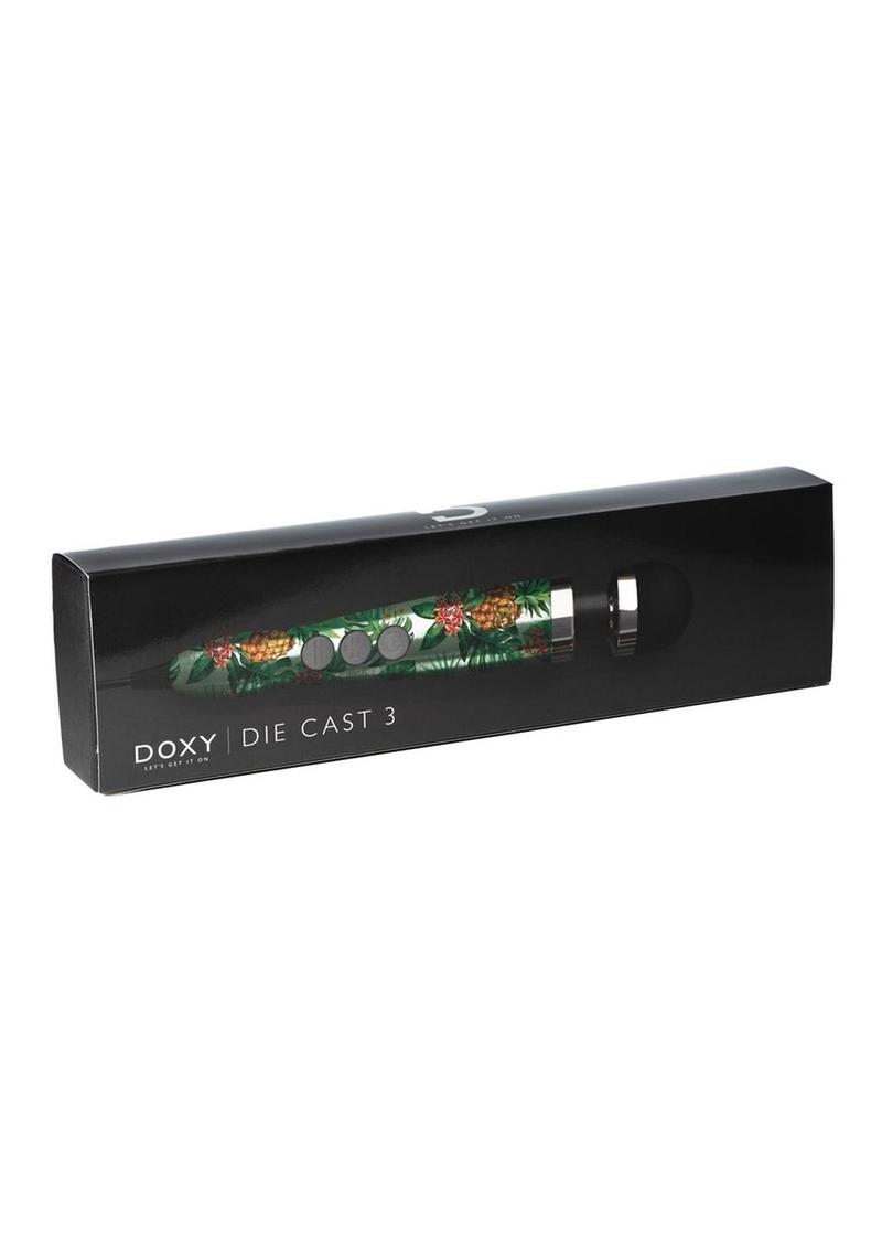 Doxy Die Cast 3 Wand Plug-In Wand Massager - Pineapple Pattern