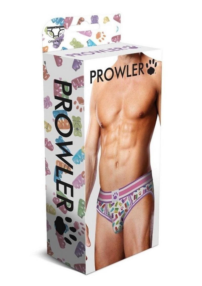 Prowler Spring/Summer 2023 Gummy Bears Open Brief - Large - White/Multicolor