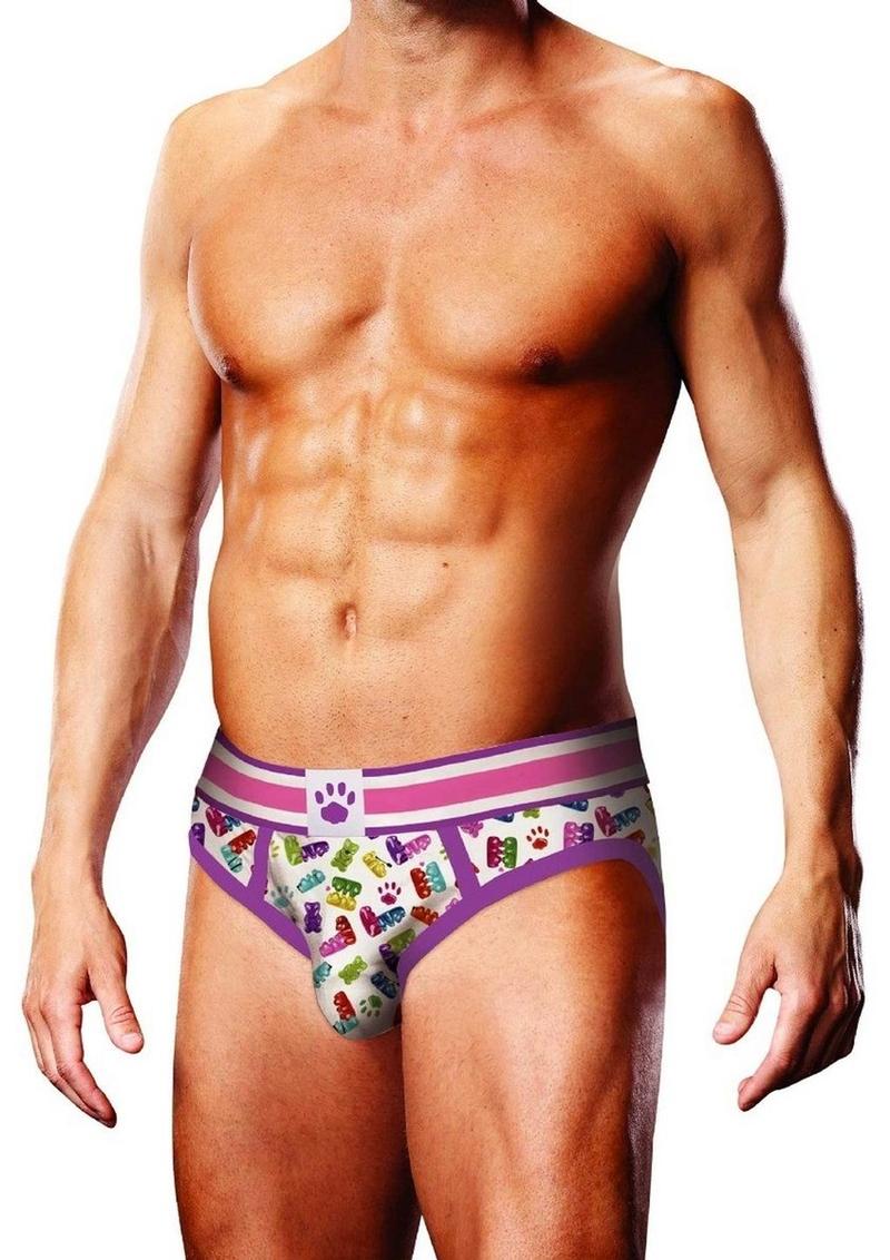 Prowler Spring/Summer 2023 Gummy Bears Brief - Small - White/Multicolor