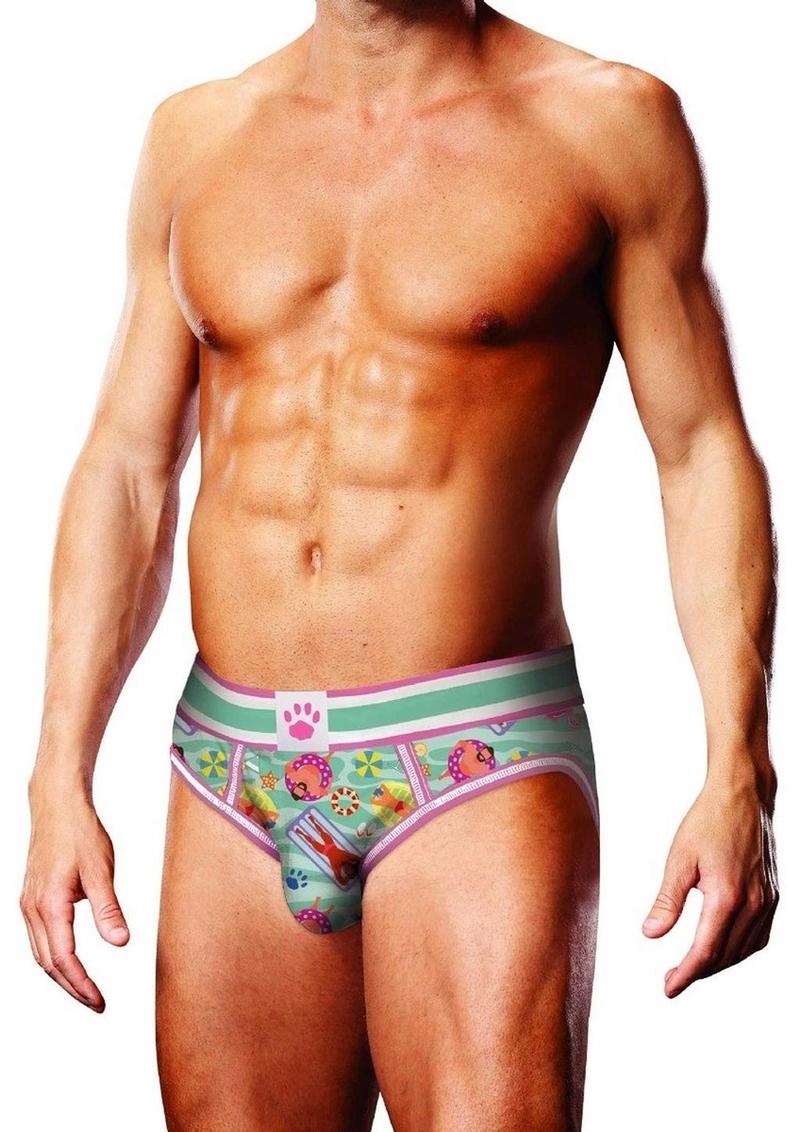 Prowler Spring/Summer 2023 Swimming Open Brief - XXLarge - Blue/Multicolor